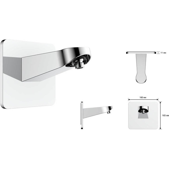 Душевая система для душа с термостатом Vincea Inspire VSFW-3I21MT3CH фото 10