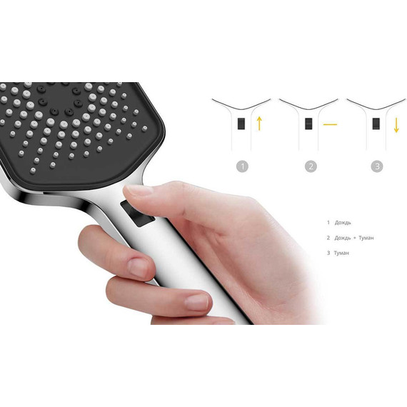 Душевая система для душа Vincea VSFW-421I4MB, чёрный матовый фото 7