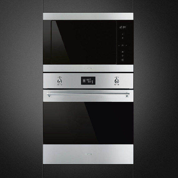 Встраиваемая микроволновая печь Smeg FMI325X фото 4
