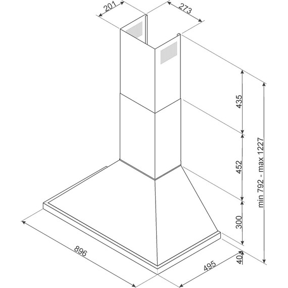 Вытяжка Smeg Portofino KPF9OG фото 2