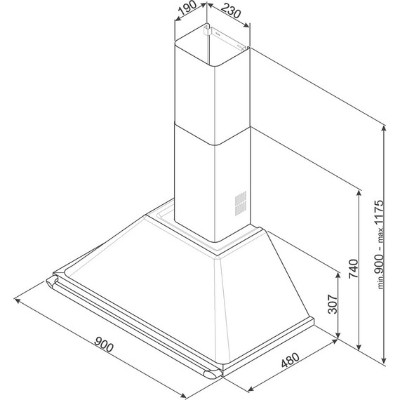 Вытяжка Smeg Victoria KT90PE - 2 Вытяжка Smeg Victoria KT90PE фото 2
