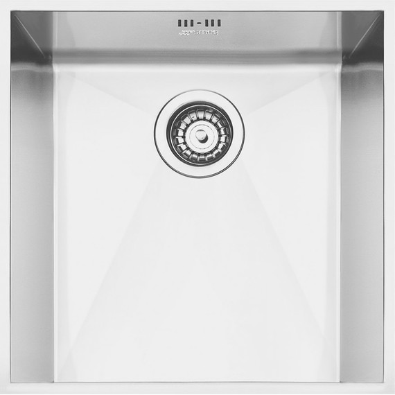 Кухонная мойка Smeg VSTQ40-2 42, 1 мм нержавеющая сталь фото 