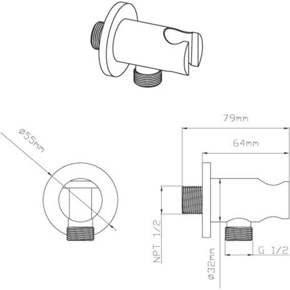 Душевая система для душа Vincea VSFW-4I212CH, хром фото 16