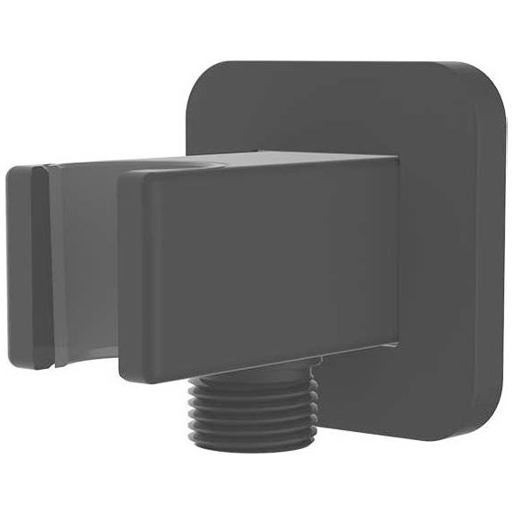Шланговое подсоединение с держателем Vincea VSC-32MB, матовый черный фото 