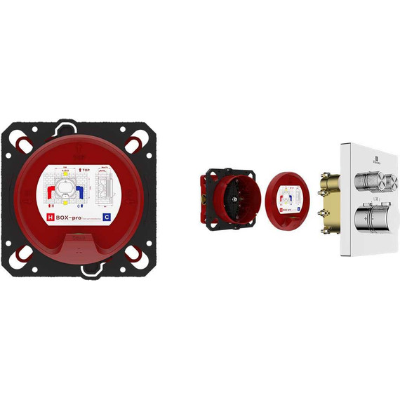 Смеситель для душа с термостатом Vincea VSCV-321T-MCH (со скрытой частью) фото 4