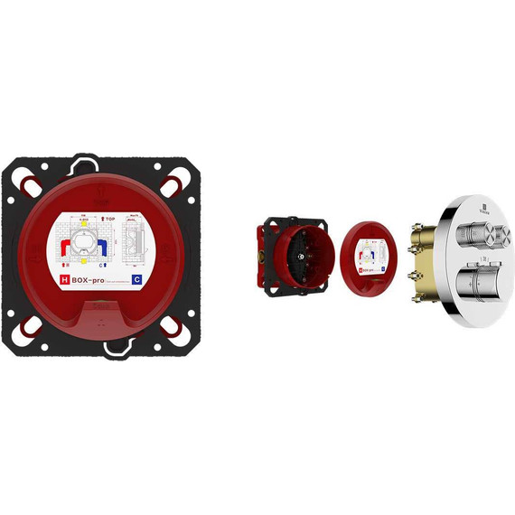 Смеситель для душа с термостатом Vincea VSCV-322T-MCH (со скрытой частью) фото 4