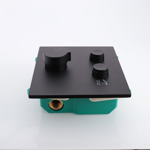 Смеситель для душа Vincea VSCV-421MB (со скрытой частью) матовый черный фото 2