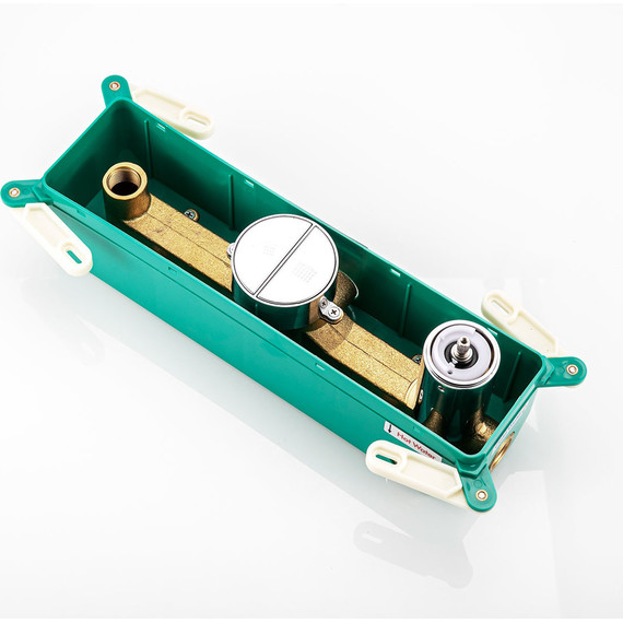 Смеситель для душа с термостатом Vincea VSCV-422TBG (со скрытой частью) золото фото 2