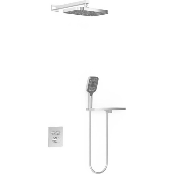 Душевая система для душа с термостатом Vincea VSFW-321MT1RCH фото 2