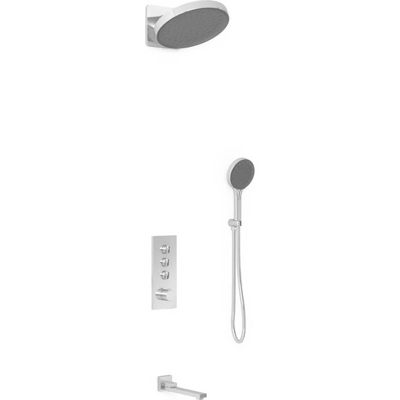 Душевая система для ванны с термостатом Vincea VSFW-433TI3CH фото 2