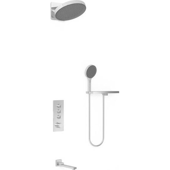 Душевая система для ванны с термостатом Vincea VSFW-433TI3RCH - 2 Душевая система для ванны с термостатом Vincea VSFW-433TI3RCH фото 2