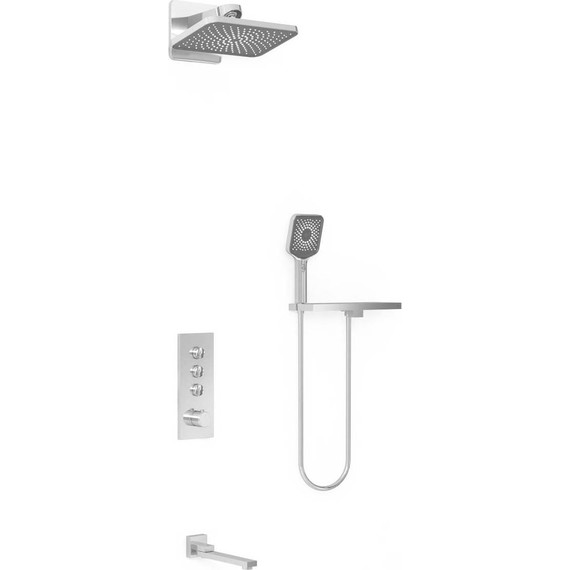 Душевая система для ванны с термостатом Vincea VSFW-433TI4RCH - 2 Душевая система для ванны с термостатом Vincea VSFW-433TI4RCH фото 2