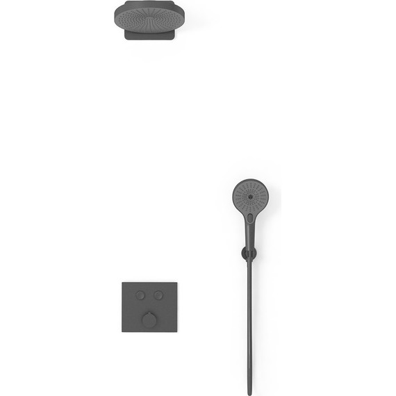 Душевая система для душа Vincea VSFW-4I211MB, чёрный матовый фото 3