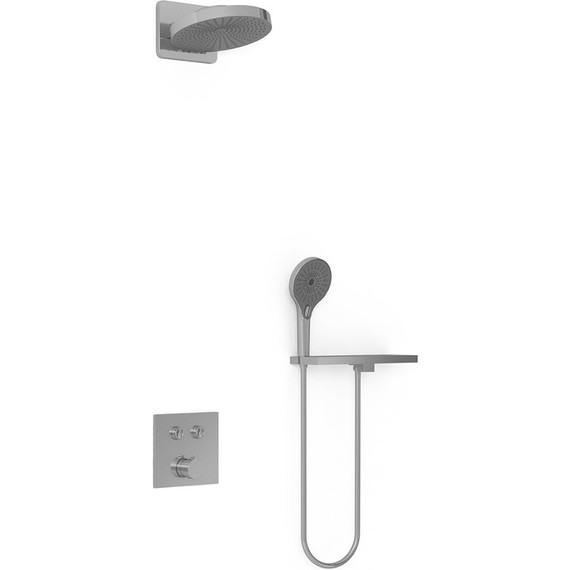 Душевая система для душа Vincea VSFW-4I211RGM, вороненая сталь фото 2