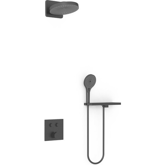 Душевая система для душа Vincea VSFW-4I211RMB, чёрный матовый фото 2