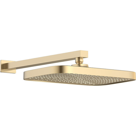 Душевая система для душа с термостатом Vincea VSFW-433T1BG, брашированное золото фото 4