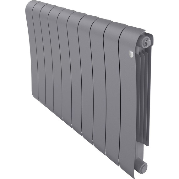 Радиатор Royal Thermo Infinity 500 Silver Satin 800х590 мм (10 секций) фото 