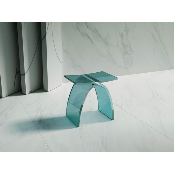 Стул для душевых кабин Abber Kristall AT1739Aquamarin, бирюзовый - 2 Стул для душевых кабин Abber Kristall AT1739Aquamarin, бирюзовый фото 2