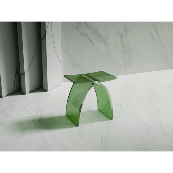 Стул для душевых кабин Abber Kristall AT1739Emerald, зелёный - 2 Стул для душевых кабин Abber Kristall AT1739Emerald, зелёный фото 2