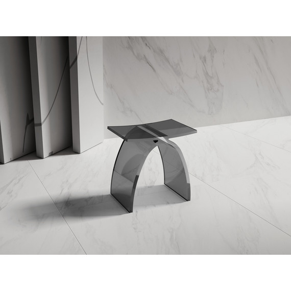 Стул для душевых кабин Abber Kristall AT1739Onyx, чёрный - 3 Стул для душевых кабин Abber Kristall AT1739Onyx, чёрный фото 3