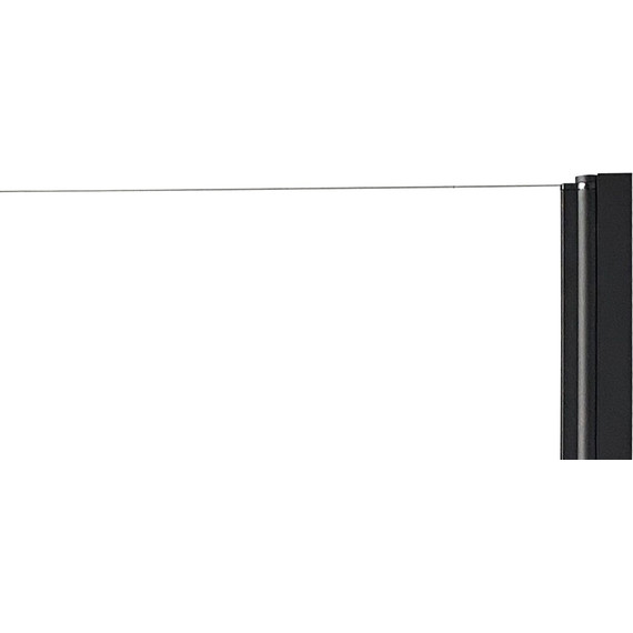 Душевая дверь Parly 80 см DE80B, чёрный/прозрачное - 4 Душевая дверь Parly 80 см DE80B, чёрный/прозрачное фото 4