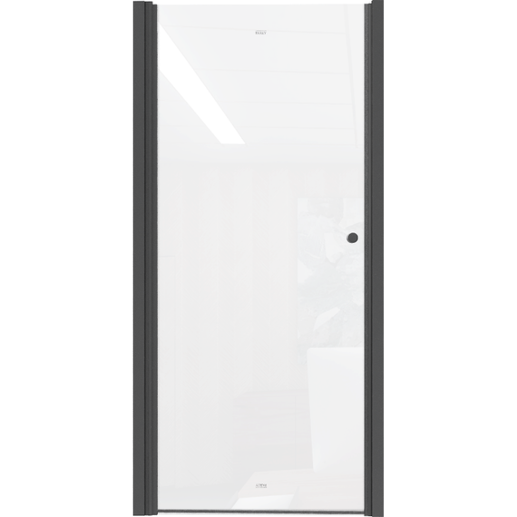 Душевая дверь Parly 90 см DE90B, чёрный/прозрачное - 3 Душевая дверь Parly 90 см DE90B, чёрный/прозрачное фото 3