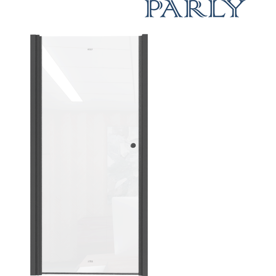 Душевая дверь Parly 90 см DE90B, чёрный/прозрачное - 4 Душевая дверь Parly 90 см DE90B, чёрный/прозрачное фото 4