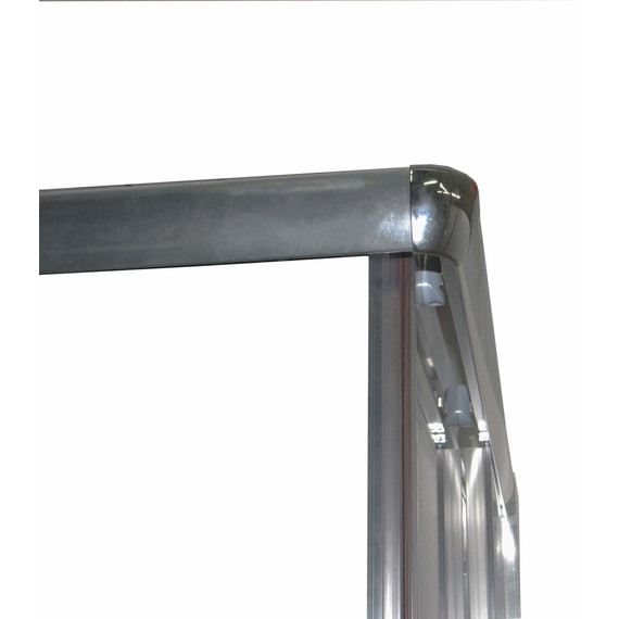 Душевое ограждение Parly 100х80 см QZ81S, хром/тонированное фото 5