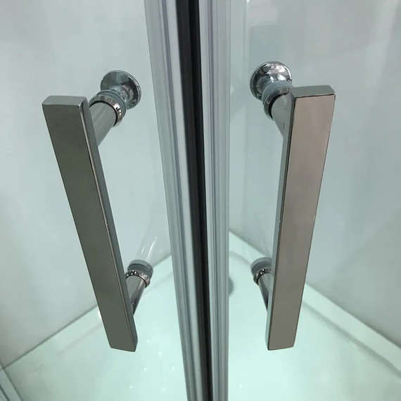 Душевое ограждение Parly 100х80 см QZ81S, хром/тонированное фото 6