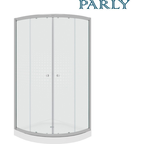 Душевое ограждение Parly 90х90 см Z9111, хром/прозрачное фото 4