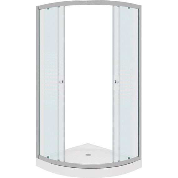 Душевое ограждение Parly 90х90 см Z9111, хром/прозрачное фото 6