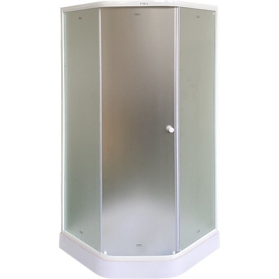 Душевое ограждение Parly 90х90 см ZEP91FR, белый/матовое фото 7