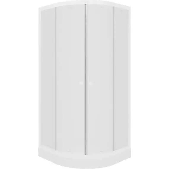 Душевое ограждение Parly 90х90 см ZF91, белый/матовое - 5 Душевое ограждение Parly 90х90 см ZF91, белый/матовое фото 5