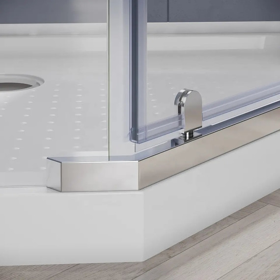 Душевое ограждение Parly 90х90 см ZPE911, хром/тонированное фото 5