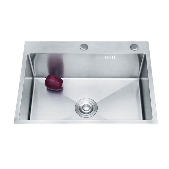 Кухонная мойка Azario Mia 0.8 мм AZS5050M, Цвет производителя: нержавеющая сталь фото 