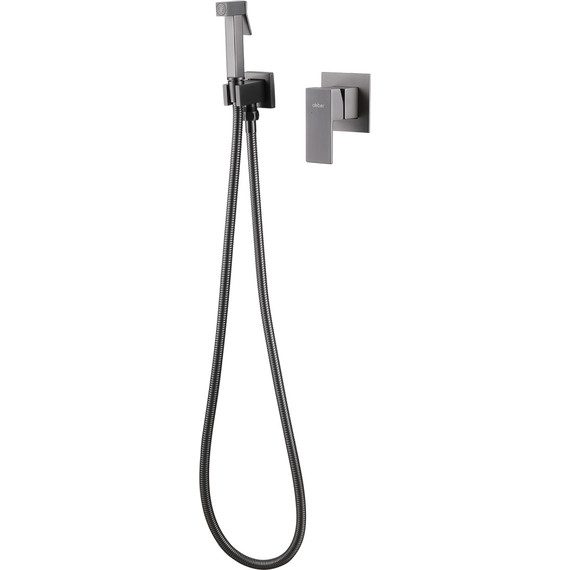 Набор для гигиенического душа Abber Daheim AF8225NG, никель фото 2