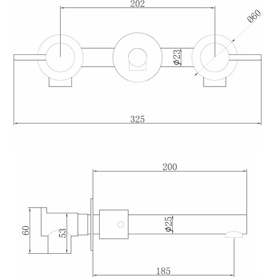 Смеситель для раковины настенный Abber Emotion AF88121NG (со скрытой частью) никель, Цвет производителя: никель фото 3