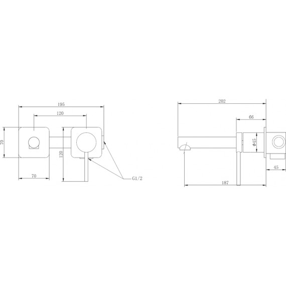 Смеситель для раковины настенный Abber Emotion AF8812W (со скрытой частью) белый, Цвет производителя: белый фото 3