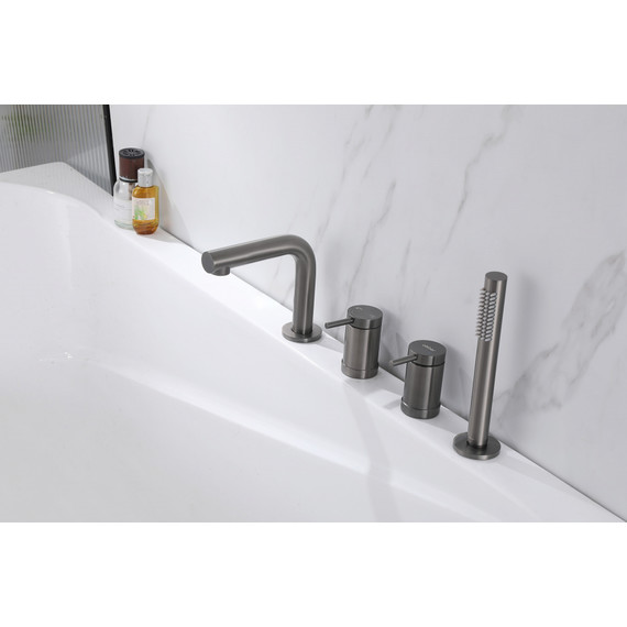 Смеситель для ванны Abber Emotion AF8813NG, никель, Цвет производителя: никель фото 2