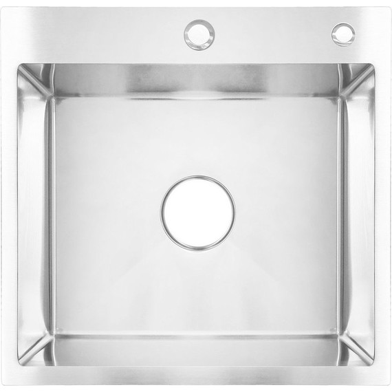 Кухонная мойка Azario Mia 0.8 мм AZS5050M, Цвет производителя: нержавеющая сталь - 2 Кухонная мойка Azario Mia 0.8 мм AZS5050M, Цвет производителя: нержавеющая сталь фото 2