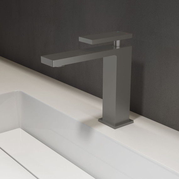 Смеситель для раковины Vincea Dice VBF-2DS1GM, вороненая сталь - 2 Смеситель для раковины Vincea Dice VBF-2DS1GM, вороненая сталь фото 2