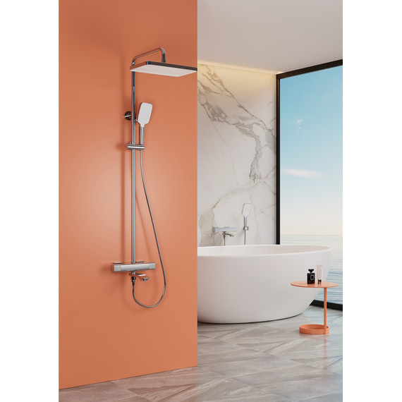 Душевая система с термостатом Raglo R01.26, хром фото 3