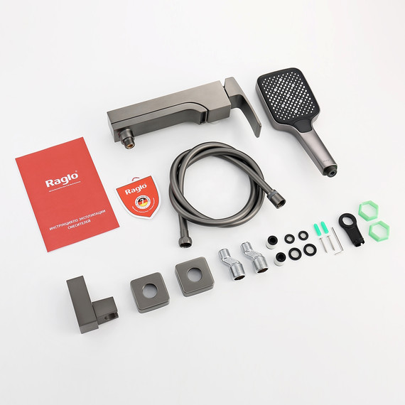 Смеситель для ванны Raglo R02.30.09, графит фото 8