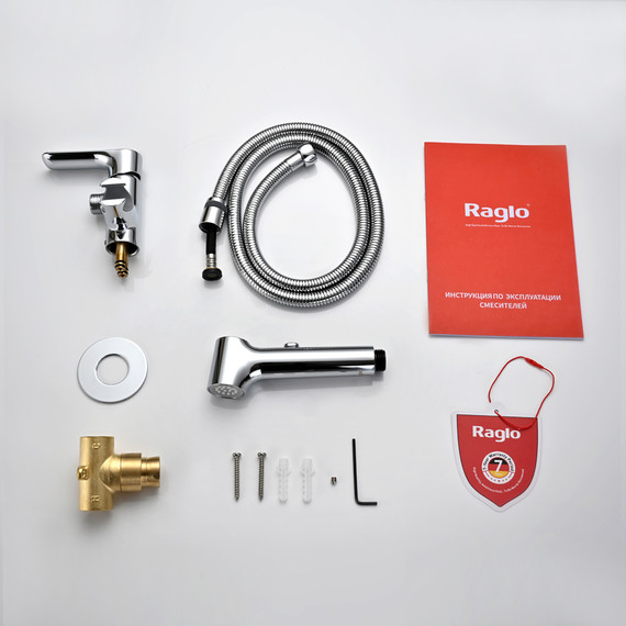 Набор для гигиенического душа Raglo R03.52 (со скрытой частью) хром - 9 Набор для гигиенического душа Raglo R03.52 (со скрытой частью) хром фото 9