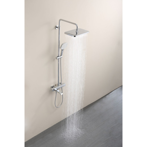 Душевая система с термостатом Raglo R22.26, хром фото 4