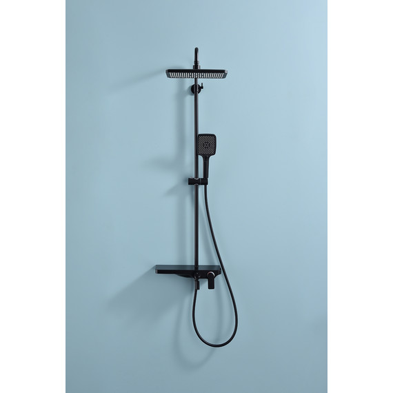 Душевая система Raglo R60.24.06, чёрный фото 3