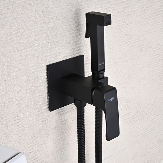 Набор для гигиенического душа Raglo R01.52.06 (со скрытой частью) чёрный - 4 Набор для гигиенического душа Raglo R01.52.06 (со скрытой частью) чёрный фото 4