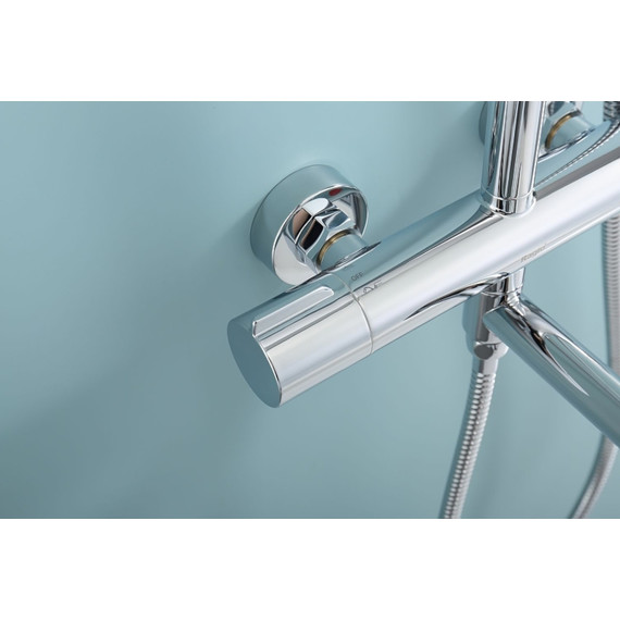 Душевая система с термостатом Raglo R20.26, хром фото 9