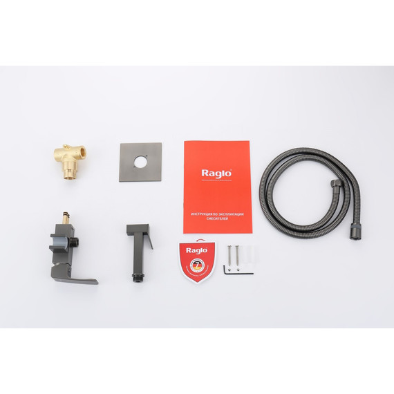 Набор для гигиенического душа Raglo R01.52.09 (со скрытой частью) графит фото 8