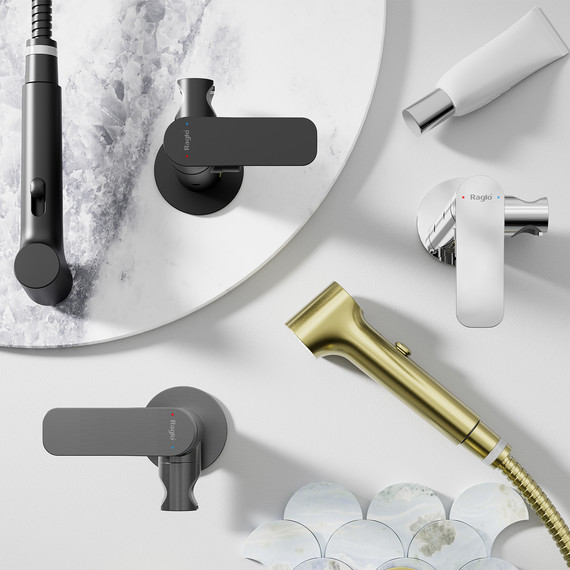 Набор для гигиенического душа Raglo R03.52 (со скрытой частью) хром - 11 Набор для гигиенического душа Raglo R03.52 (со скрытой частью) хром фото 11